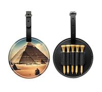 WZYCWB Dreaming of The Pyramids of Khufu - Borsa portaoggetti per tee da golf con stampa speciale, design portatile con fibbia da appendere, Nero , Taglia unica, Valigia