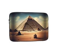 WZYCWB Dreaming of the Pyramids of Khufu - Custodia stampata per laptop da 10" a 17", perfetta sia per il lavoro che per il tempo libero.
