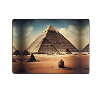 WZYCWB Dreaming of the Pyramids of Khufu Tappeto da pinting 203,2 x 147,3 cm, morbido e soffice pelo corto, adatto per soggiorno, ufficio, comodino, balcone