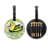 WZYCWB Duck Flock Game - Borsa portaoggetti per tee da golf, con stampa speciale, design portatile con fibbia da appendere, Nero , Taglia unica, Valigia