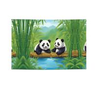 WZYCWB Due simpatici panda festone per compleanni, canti natalizi, lauree e anniversari.