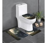 WZYCWB Enorme tornado set di 3 tappeti da bagno, zerbino per camera da letto, tappetino da cucina, vasca da bagno e decorazione per la casa