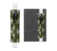 WZYCWB Erba verde Dalmatiancartoon Diario, portapenne in PVC e portapenne con elastici e segnalibri sono le migliori scelte regalo.