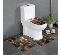 WZYCWB Fairy Tale World - Set di 3 tappeti da bagno in peluche, assorbenti, protettivi, per bagno, camera da letto, cucina, vasca, decorazione per la casa