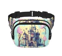 WZYCWB Fairytale Castle - Marsupio sportivo, alla moda e alla moda, borsa da viaggio leggera