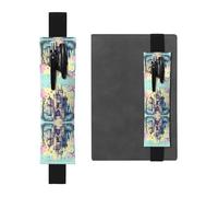 WZYCWB Fairytale Castle - Portapenne in PVC con stampa di grande capacità, con astuccio per diario creativo, con fascia elastica, design antiscivolo