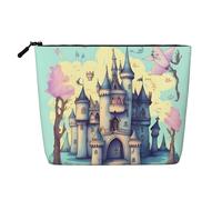 WZYCWB Fairytale Castle - Trousse per cosmetici con fantasia, da viaggio, multifunzione, per riporre oggetti di uso quotidiano
