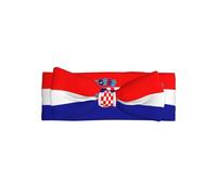 WZYCWB Fascia elastica per capelli con bandiera della Repubblica di Croazia, accessori per capelli per bambini, 0-6 mesi, fiocchi per capelli per neonati e bambini