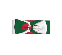 WZYCWB Fascia elastica per capelli con bandiera dell'Algeria, per bambini, 0-6 mesi, per neonati e bambini