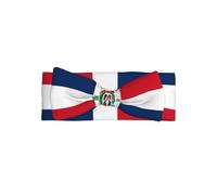 WZYCWB Fascia elastica per capelli con fiocco della Repubblica Dominicana, adatta per bambini da 0 a 6 mesi, regalo molto significativo