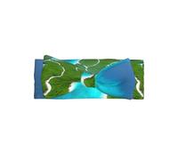 WZYCWB Fascia elastica per capelli con fiocco e scritta "An island in the ocean", adatta per bambini da 0 a 6 mesi, regalo molto significativo
