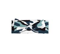 WZYCWB Fascia elastica per capelli con fiocco mimetico marino, accessorio per capelli, adatto per bambini da 0 a 6 mesi, regalo molto significativo