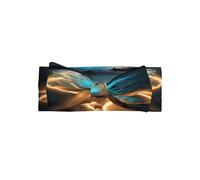 WZYCWB Fascia elastica per capelli con fiocco per bambina con scritta "View under the moon", adatta per bambini da 0 a 6 mesi, regalo molto significativo