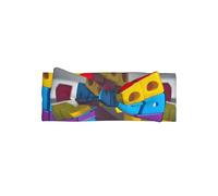 WZYCWB Fascia elastica per capelli con fiocco per bambini, con blocchi di costruzione colorati, adatta per bambini da 0 a 6 mesi, regalo molto significativo