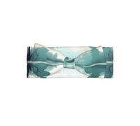 WZYCWB Fascia elastica per capelli con foglie cadute su un lago tranquillo, accessorio per capelli per ragazze, adatto per bambini da 0 a 6 mesi, regalo molto significativo