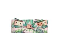 WZYCWB Fascia elastica per capelli con grazioso fiocco con piante grasse, accessorio per capelli per bambini, 0-6 mesi, per neonati, neonati e bambini