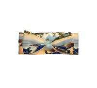 WZYCWB Fascia elastica per capelli con tartarughe sulla spiaggia, accessori per capelli per bambini, 0-6 mesi, fiocchi per capelli per neonati, neonati e bambini piccoli