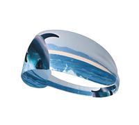WZYCWB Fascia elastica per esercizi, sport all'aria aperta, fitness, yoga, corsa, ciclismo, salti con delfini