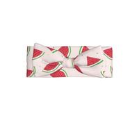WZYCWB Fascia per capelli con fiocco rosa anguria (0-6 mesi) - Universale per neonati e bambini, un must per una decorazione carina
