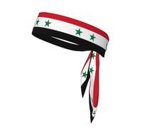 WZYCWB Fascia sportiva con bandiera della Repubblica Araba Siriana, per badminton, alpinismo e ciclismo, assorbe il sudore