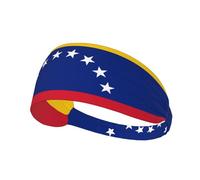 WZYCWB Fascia sportiva con stampa bandiera del Venezuela, fascia per il sudore sportiva, traspirante