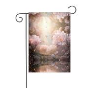 WZYCWB Fiori di peonia in sogno Bandiere da giardino - 30,5 x 45,7 cm, bandiere da appendere decorative da giardino