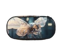 WZYCWB Firefly - Astuccio meccanico di grande capacità, multifunzione, portatile e resistente, per ufficio e scuola, Nero , Taglia unica, Beauty Case