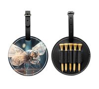 WZYCWB Firefly meccanico speciale stampato Golf tee Storage Bag - Design portatile appeso fibbia, Nero , Taglia unica, Valigia