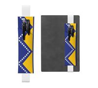 WZYCWB Flag of Bosnia ed Erzegovina Diary astucci, portapenne in PVC e portapenne con elastici e segnalibri sono le migliori scelte regalo.