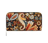 WZYCWB Flag of Texas pochette in pelle portafogli con cerniera e porta carte sono perfetti per i viaggi o l'uso quotidiano, Motivo giallo, Taglia unica