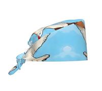 WZYCWB Flying Seagulls - Cappello da lavoro traspirante, assorbe il sudore, adatto per cantieri, giardinaggio, lavori all'aperto, colore: nero