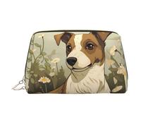 WZYCWB Funny Fox - Trousse in pelle con motivo volpe, perfetta per portare a mano o organizzare la casa, Cani Divertenti, Taglia unica
