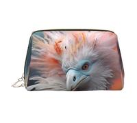 WZYCWB Funny Fox - Trousse in pelle con motivo volpe, perfetta per portare a mano o organizzare la casa, Teste di uccelli divertenti, Taglia unica