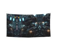 WZYCWB Future Robot party Banner Party decorazione banner adatto per feste di compleanno o decorazioni di vacanza