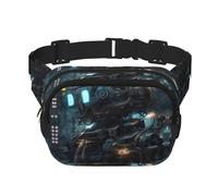 WZYCWB Future Robot Sports Marsupio, Trendy e alla moda, borsa a tracolla leggera da viaggio