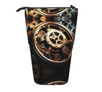 WZYCWB Gears of Running Machinery - Portapenne retrattile stampato per dormitorio o ufficio.