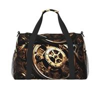 WZYCWB Gerbera Art Printed Fitness Travel Bag Perfetto per allenamento yoga, viaggi brevi e attrezzatura da nuoto., Ingranaggi di Macchinari Correnti, Taglia unica