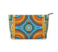 WZYCWB Gerbera Art - Trousse da viaggio con stampa, perfetta per viaggi di lavoro e vacanze., Città Geometrica, Taglia unica