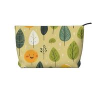 WZYCWB Gerbera Art - Trousse da viaggio con stampa, perfetta per viaggi di lavoro e vacanze., Divertente Piccola Erba, Taglia unica