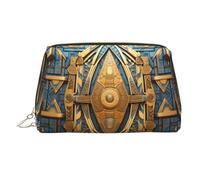 WZYCWB Gerbera Art - Trousse in pelle con motivo decorativo, perfetta per portare a mano o organizzare la casa, Affresco Geometrico, Taglia unica