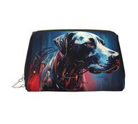 WZYCWB Gerbera Art - Trousse in pelle con motivo decorativo, perfetta per portare a mano o organizzare la casa, Cane Futuristico, Taglia unica