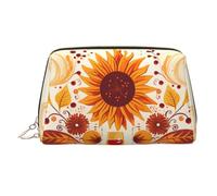 WZYCWB Gerbera Art - Trousse in pelle con motivo decorativo, perfetta per portare a mano o organizzare la casa, Gerbera Arte, Taglia unica