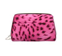 WZYCWB Gerbera Art - Trousse in pelle con motivo decorativo, perfetta per portare a mano o organizzare la casa, Leopardo zebra peloso, Taglia unica