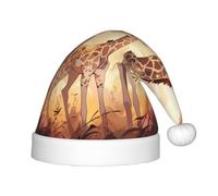 WZYCWB Giraffa madre e bambino modelli per bambini cappelli per feste di Natale, morbidi e confortevoli, delicati sulla pelle, regali per feste di classe all'asilo
