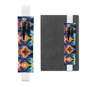 WZYCWB Gli astucci di matita del diario dei colori fluenti, i portapenne in PVC e i portapenne con elastici e i segnalibri sono le migliori scelte regalo.