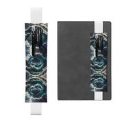 WZYCWB Gli astucci Dream Wave Diary, portapenne in PVC e portapenne con elastici e segnalibri sono le migliori scelte regalo.