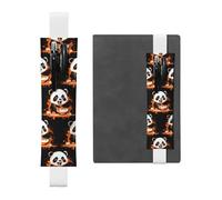 WZYCWB Gli astucci Happy Panda Diary, portapenne in PVC e portapenne con elastici e segnalibri sono le migliori scelte regalo.