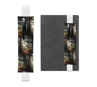 WZYCWB Gli astucci Light in the Forest Diary, portapenne in PVC e portapenne con elastici e segnalibri sono le migliori scelte regalo.