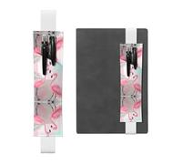 WZYCWB Gli astucci Love Flamingo Diary, portapenne in PVC e portapenne con elastici e segnalibri sono le migliori scelte regalo.