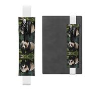 WZYCWB Gli astucci Panda Real 3D Diary, portapenne in PVC e portapenne con elastici e segnalibri sono le migliori scelte regalo.
